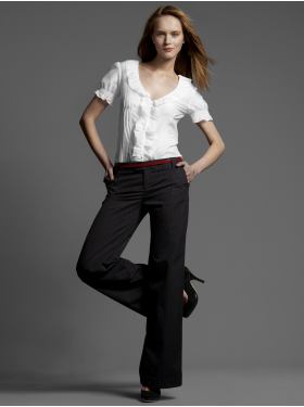 Gap.com: Women: Womens: Flirty & Feminine: The Wide Leg Look from gap.com