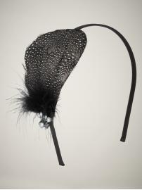 Spotted feather headband