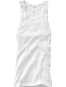 Men: basic tank (2-pack) - white