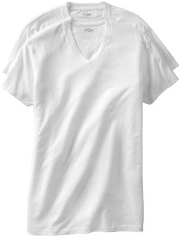 Men: V-neck undershirt (2-pack) - white