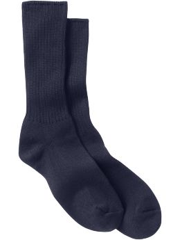 Men: Crew socks - navy