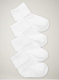 Triple-roll socks (4-pack white)