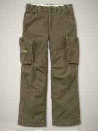 Graphic cargo pants