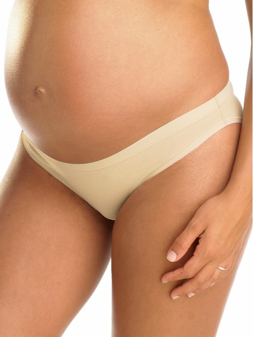 GapMaternity: stretch cotton bikini (solid) - light nude