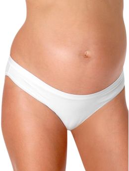 Stretch cotton bikini (solid)