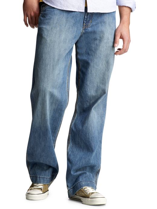 Men: Carpenter fit (faded authentic) jeans - faded authentic