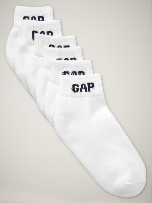 Gap Boys White Top Logo Sock