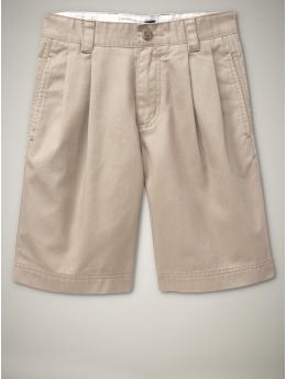 GapKids: Gapshield pleated shorts - cargo khaki