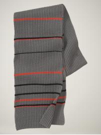 Pop color stripe scarf
