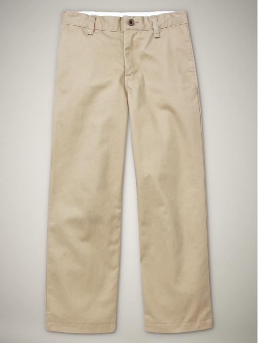 Boys Gapshield Flat Front Khakis