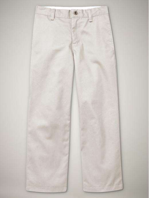 Boys Gapshield Flat Front Khakis