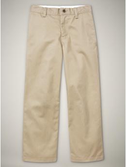 GapKids: Gapshield flat front khakis - cargo khaki