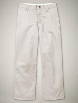 Gapshield flat front khakis