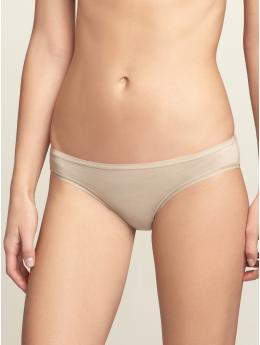 Women: Ultra low stretch cotton teeny bikini - light nude