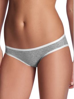 Women: Ultra low stretch cotton teeny bikini - light heather gray