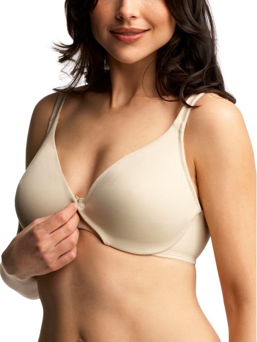 Women: Underwire nursing bra - light nude
