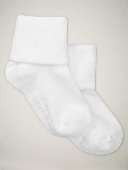 BabyGap: Triple-roll socks - white