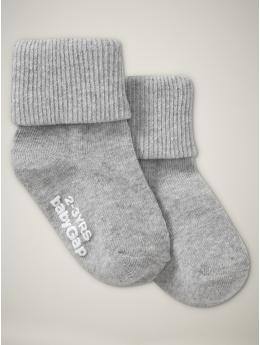 BabyGap: Triple-roll socks - gray