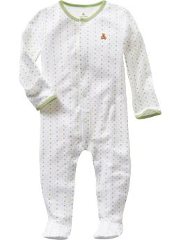 BabyGap: Favorite footed one-piece - multi dots