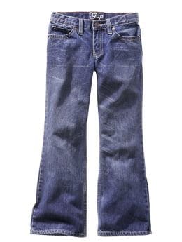 GapKids: Deep indigo bootcut jeans - dark denim