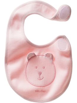 BabyGap: Brannan bib - talc pink