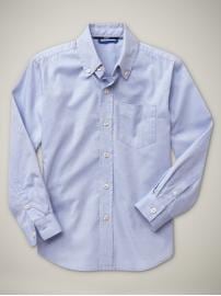 Solid Oxford shirt