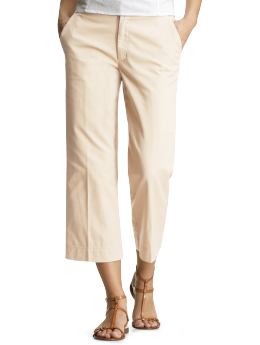 Women: Classic capris - stone