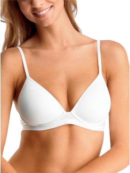 Women: Wireless t-shirt bra - white