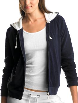 Gap Cotton terry zip-up hoodie - marine blue