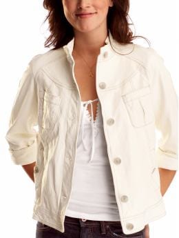 Gap.com: Women: Womens: A-line leather surplus jacket: Outerwear: Sale :  jacket a-line leather surplus jacket womens women