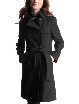 Women: Womens: Long wool trench coat: Outerwear: New Arrivals | Gap from gap.com