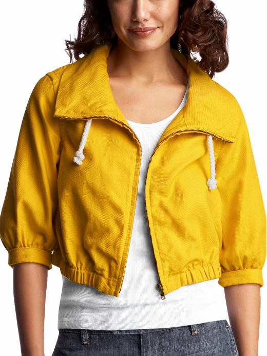 Women: Womens: 3/4-sleeved cropped jacket: Outerwear: New Arrivals | Gap from gap.com