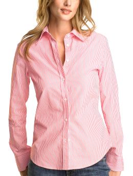 Gap Long-sleeved banker stripe shirt