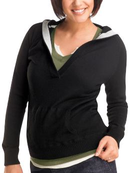 Gap.com: GapMaternity: Shop GapMaternity Styles: Sweaters:Cotton cashmere hoodie :  cashmere maternity sweaters knit