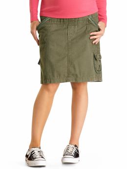 Gap Twill cargo skirt