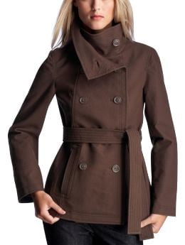 Double-placket belted coat from gap.com