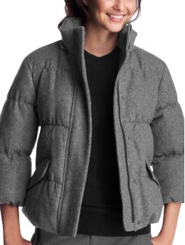 Women: The flannel jacket - charcoal