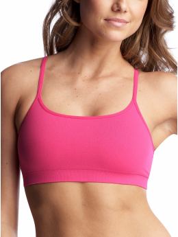 Women: Essential basic racerback bra - tibetan rose