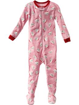 Gap Snowglobe footed sleeper