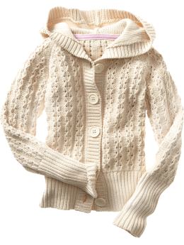 Gap Pointelle knit hoodie