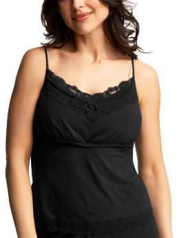 Gap Nursing lace-trim cami - black