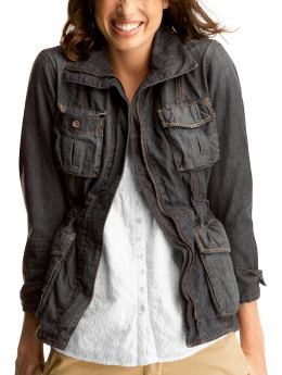 cargo denim jacket