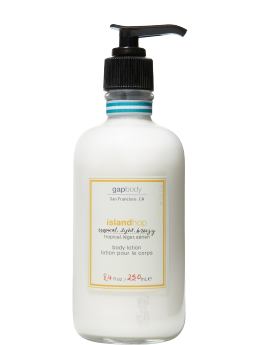Women: GapBody body lotion - island hop
