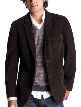 Men: The cord blazer - bark