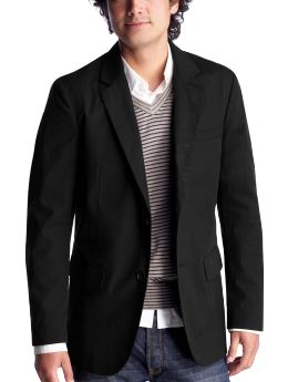 Men: Classic blazer - black