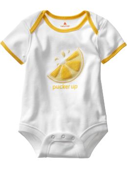 Gap.com: babyGap: Newborn: Assorted fruits bodysuit: Tutti-Frutti from gap.com