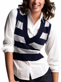 Gap.com: Women: Womens: Cropped knit striped vest: Tops: New Arrivals from gap.com