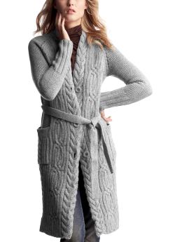 Women: Womens: Luxe cableknit car coat: Sweaters: Sale | Gap