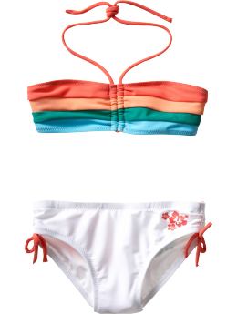 Gap.com: GapKids: Girls: Pieced bandeau bikini: Swim: Swim from gap.com
