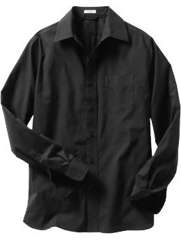 Gap Poplin shirt - black